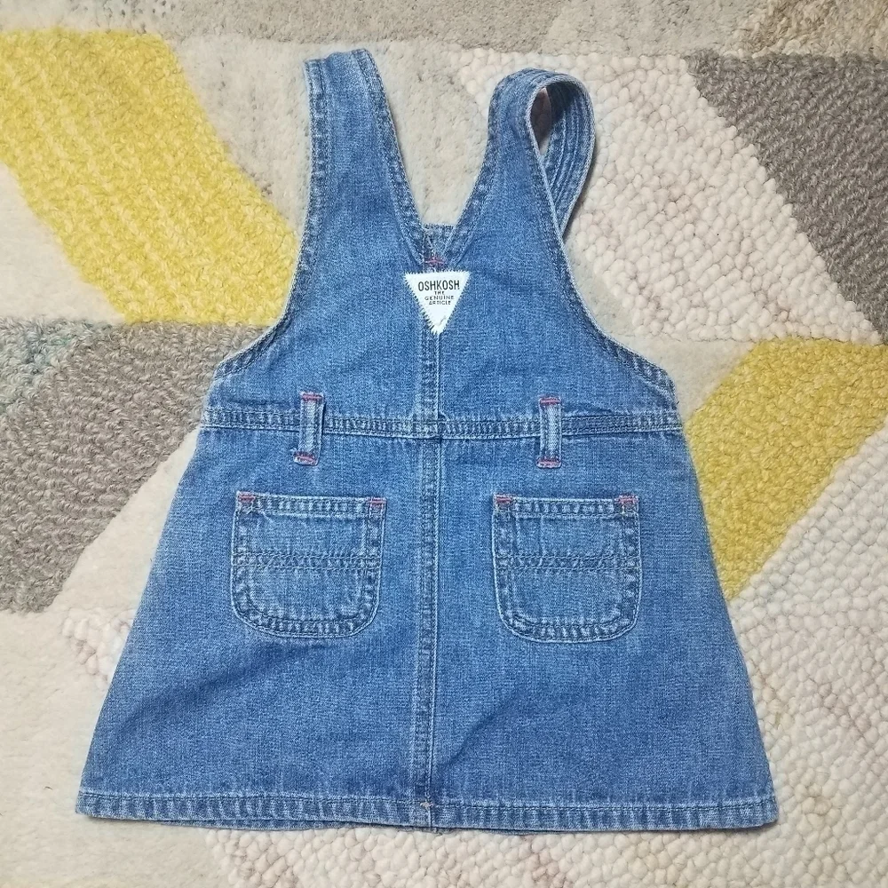 OshKosh Dressall Skirtall Heart Overals